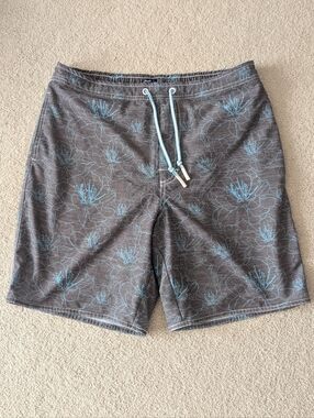 Johnnie-O Men's Samsom Floral Swim Shorts Sz L